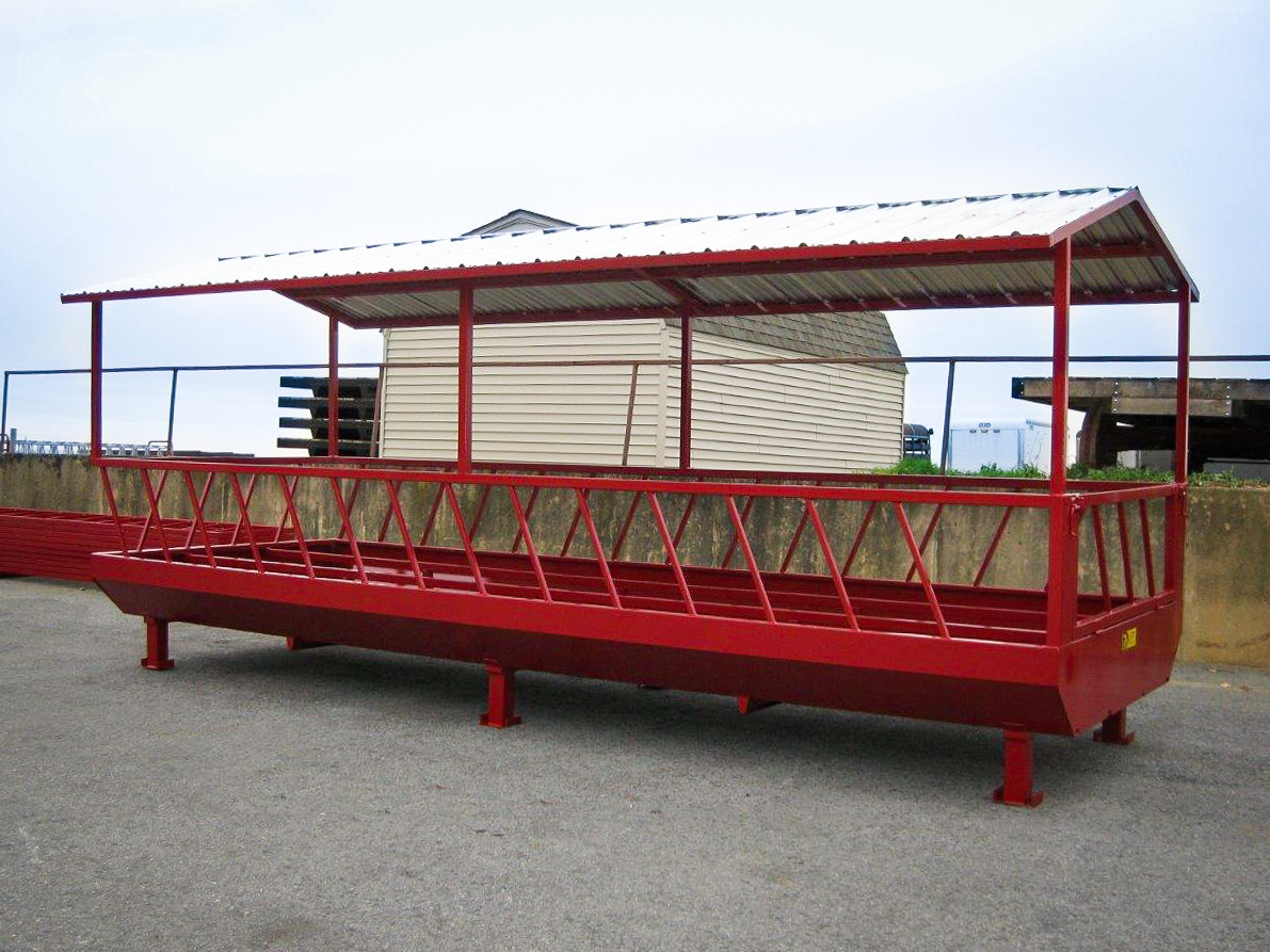 large custom hay feeders