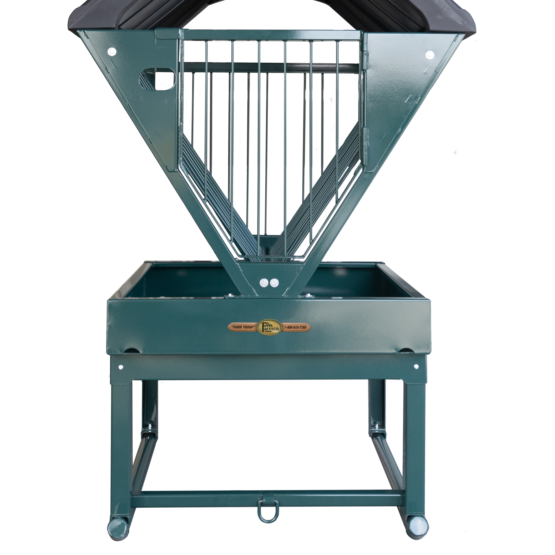 excellent farmco 45H model covered hay feeder for horses for sale